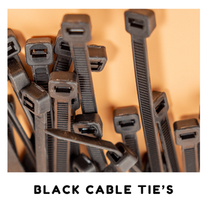 Black Cable Ties UV